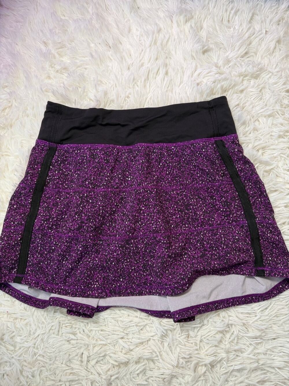 Lululemon Pace Rival Skirt II (Regular) *4-way Stretch Flashback Static Powdered